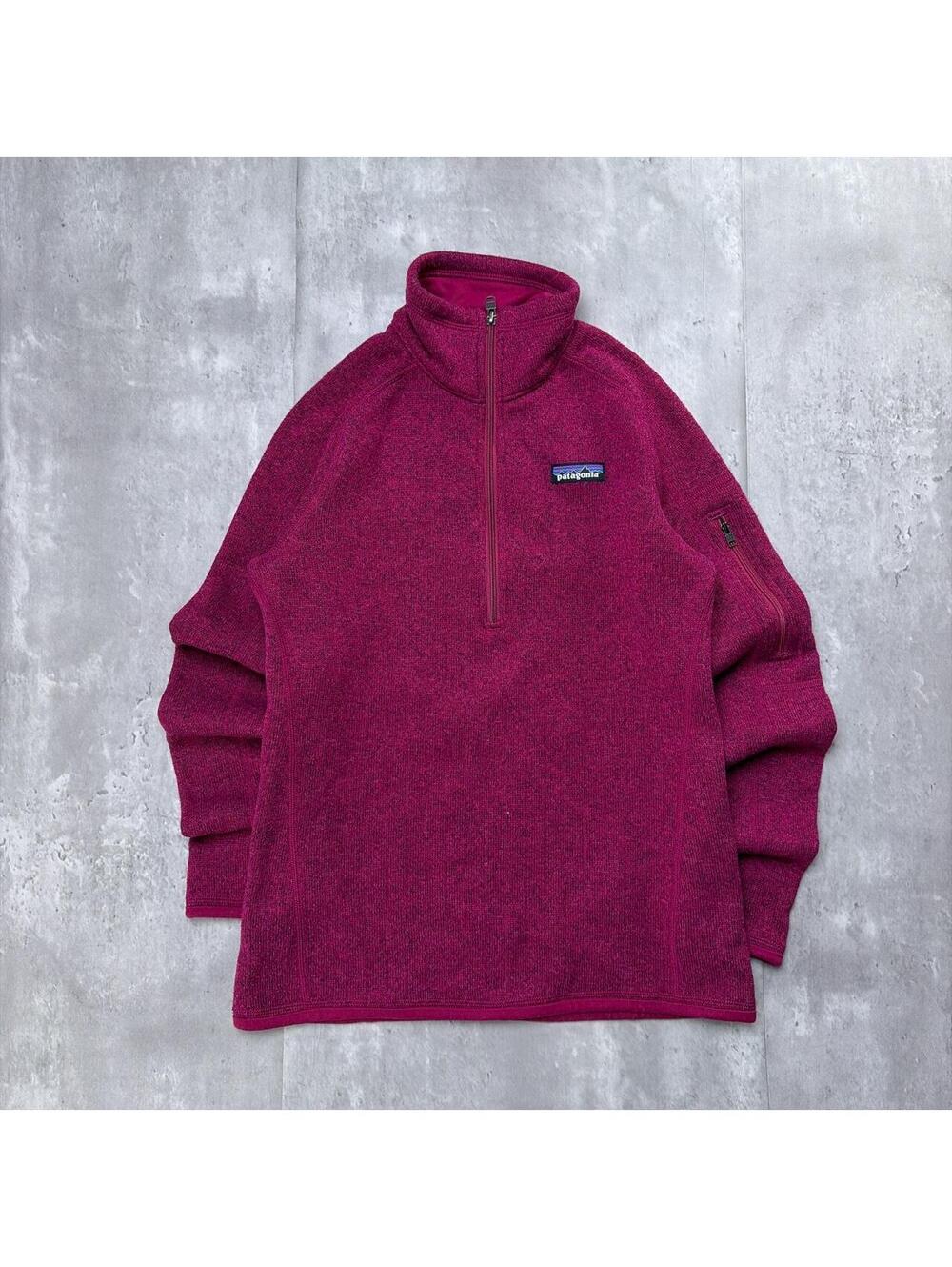 Y2K Pink Patagonia Fleece Half Zip Pullover Better Sweater